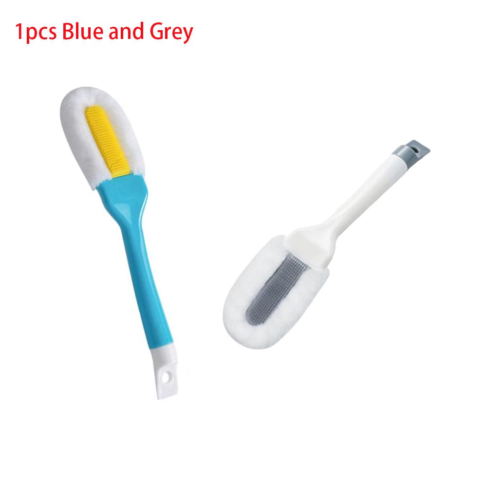 Soft No Damage Shoe Brush Multifunctional Long-handled Shoe Brush Silicone Sponge Shoe Cleaning Brush Household Cleaning Tool