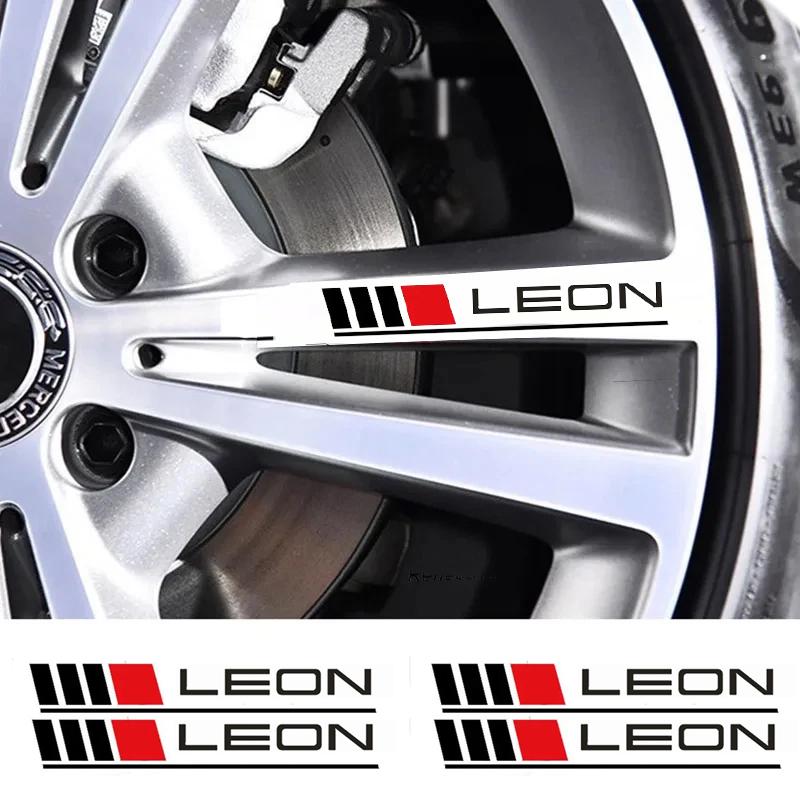 4x Adesivo per Carrozzeria per Seat Leon Fr 5F Mk3 Mk2 Accessori Auto