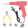 50W Car Bumper Repair Welder Kit Plastic Welding Machine with Plier Staples Red for Cars Motorcycles