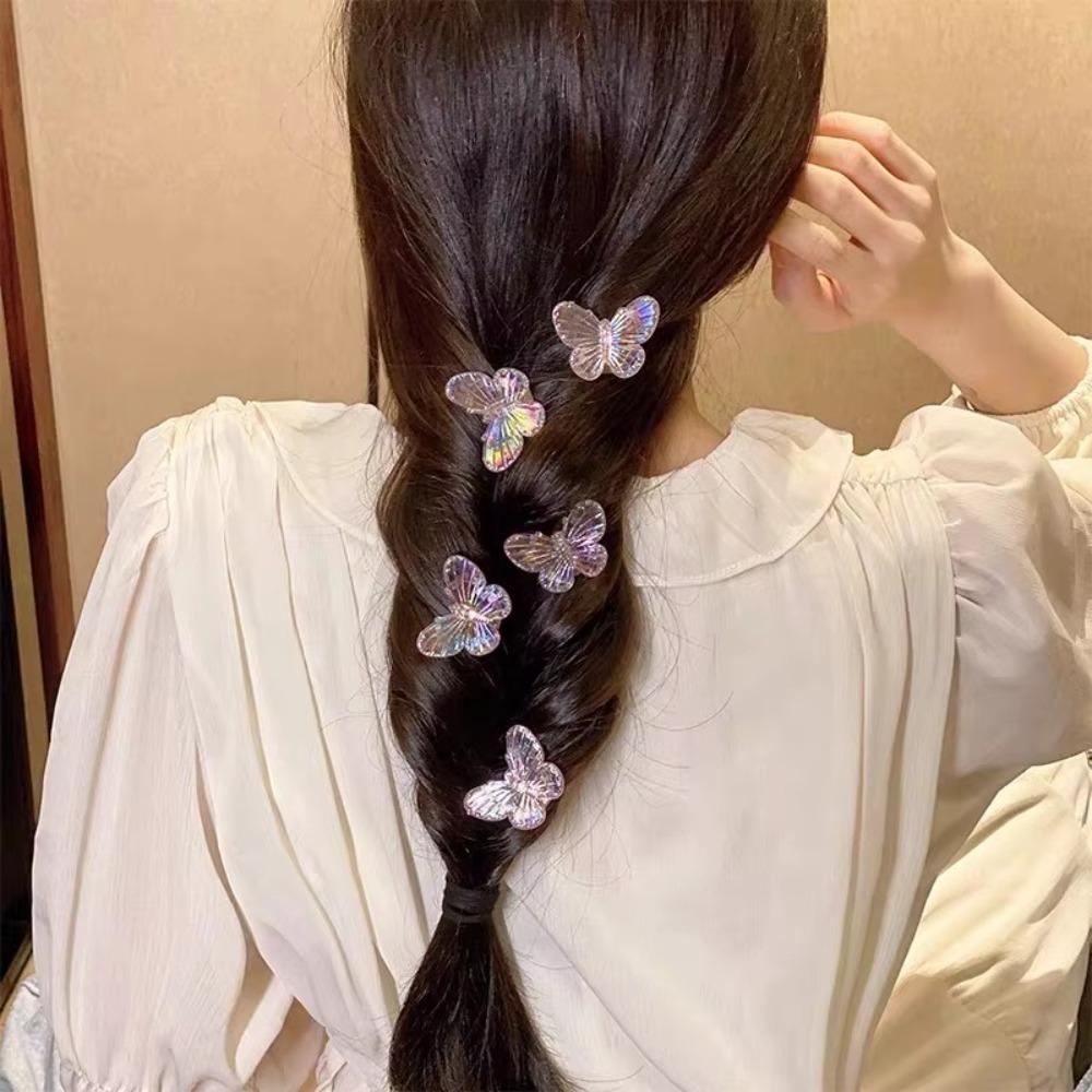 Bangs Clips Butterfly Duckbill Cute Sweet Girl Hairpin New Butterfly Hair Clip