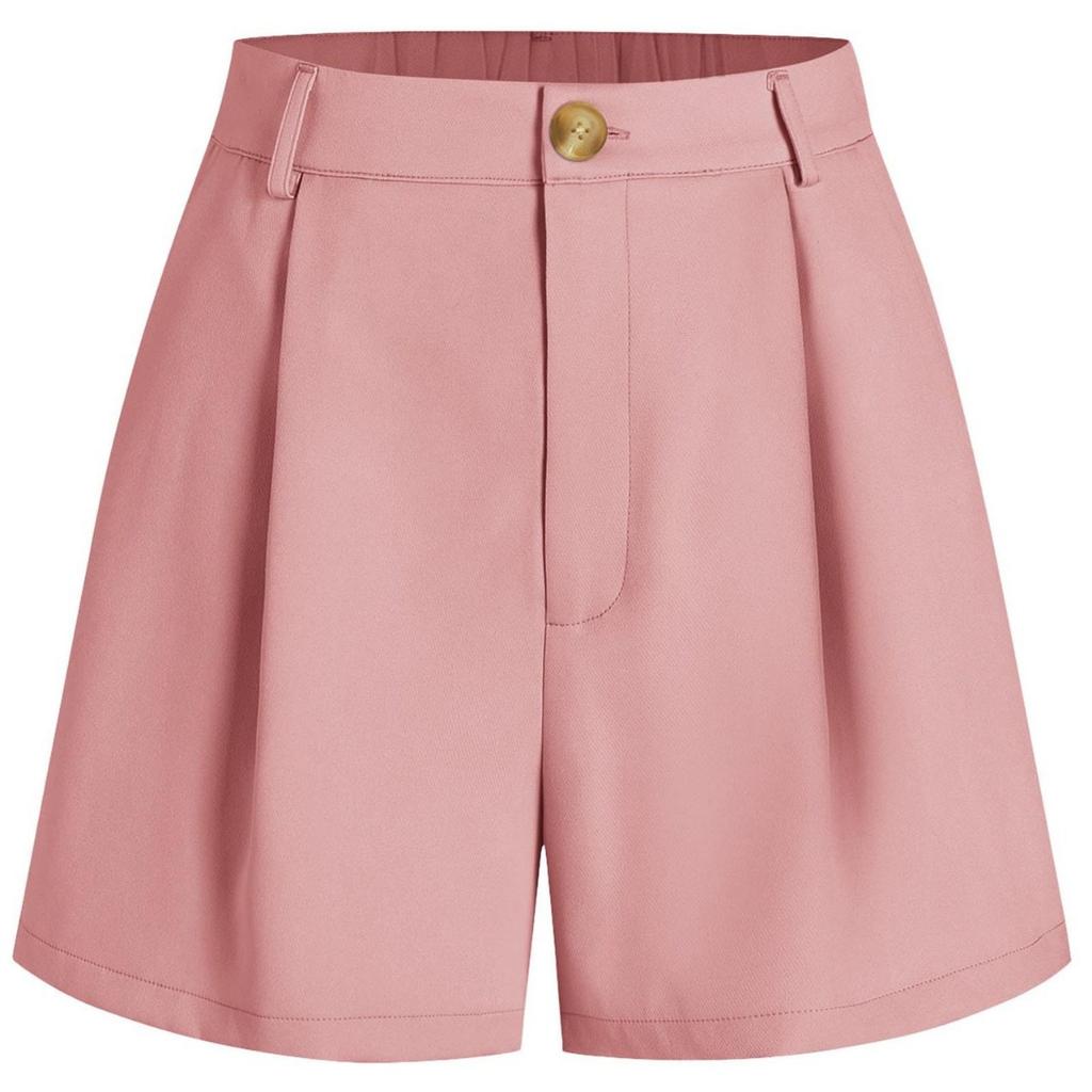Summer Women's Loose Shorts, Women's Casual Daily Wide-leg Pants, Women's High-waist Blazer Shorts