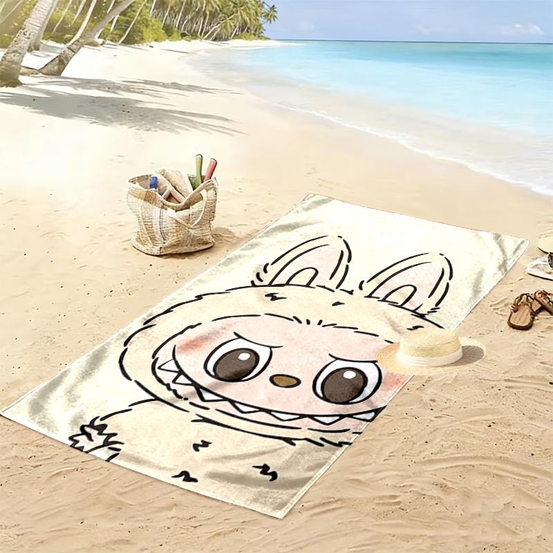 1pc LABUBU Beach Towel, Outdoor Activities Perfect Summer Travel Supplies, As A Gift for Festivals