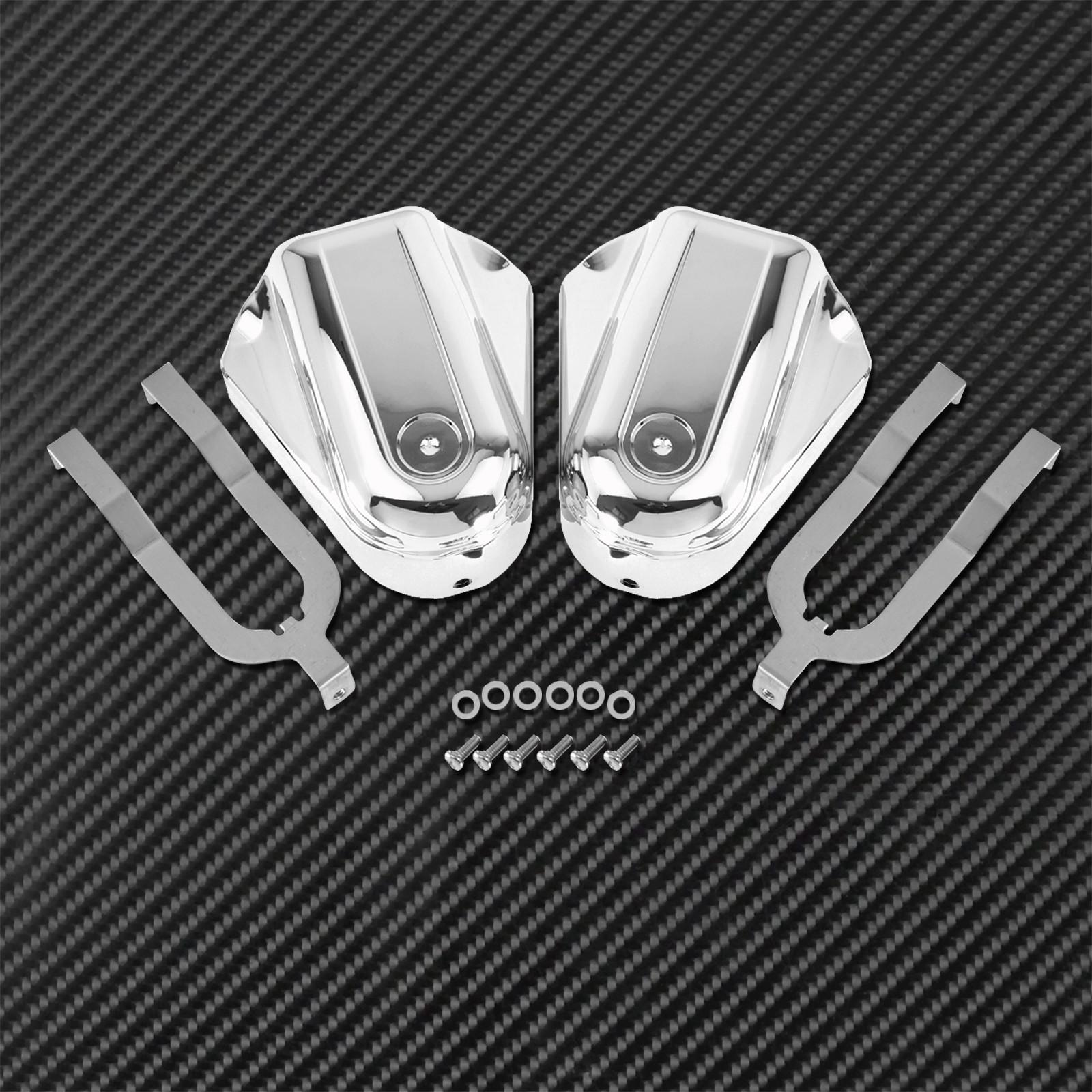 

Мотоциклетные чехлы на заднюю ось из АБС-пластика для мотоцикла, чехол для маятника, черный/хромированный для Harley Softail 2008-Later Heritage Slim S FXS Rear Axle Cover B