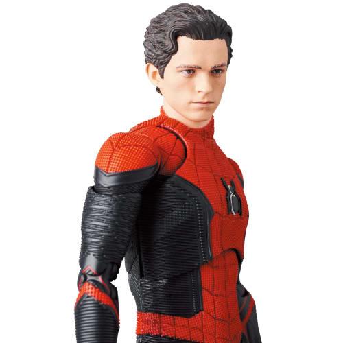 MAFEX No. 194 Spider-Man Upgraded Suit (No Way Home) - Approximately 150mm Tall, Non-Scale, Pre-Painted Action Figure