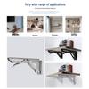 Stainless Steel K-Type Folding Triangular Wall-Mounted Shelf Bracket