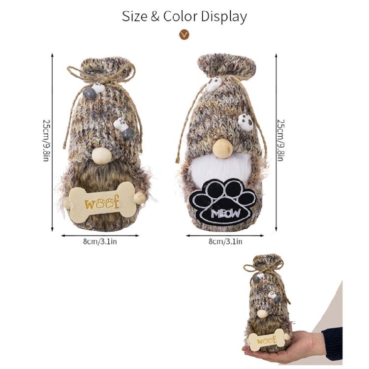 Puppie Gnome Plush Farmhouses Decorations Dog Swedish Tomte Gnome Plush Decors