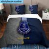 Fc Everton Crest Design 3PCS Bedding set,Ideal for1pc Duvet Cover And 2pcs Pillowcases Perfect for Christmas gift,Ideal for Bedroom, Dormitory