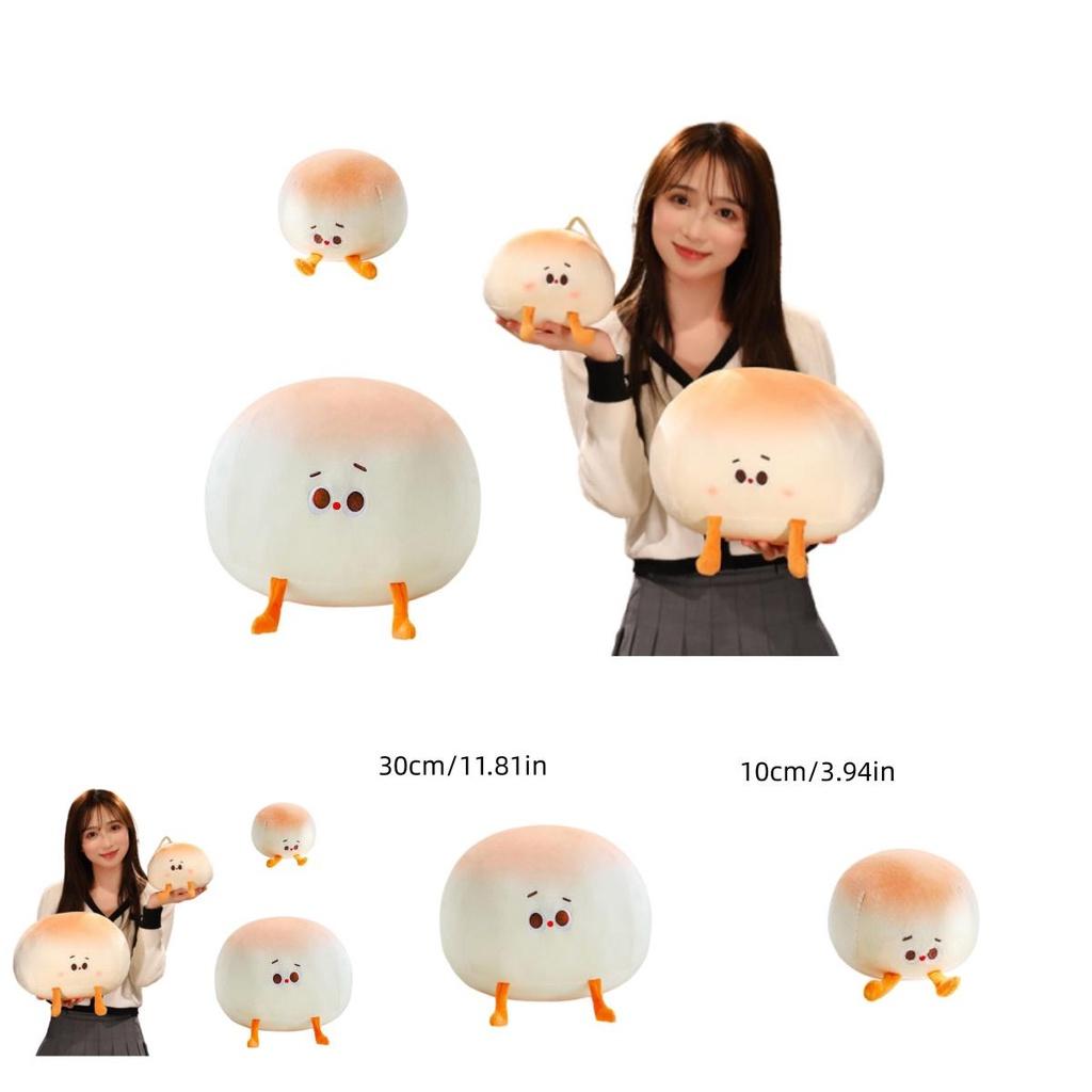 Cute Little Bread Pillow Creative New Bread Doll Plush Toy Adorable Dumpling Children's Stuffed Toy