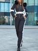 Women's European & American Fashion Ski Suit - Sporty Hooded Warm Jumpsuit with Long Sleeves and Cotton Coat.