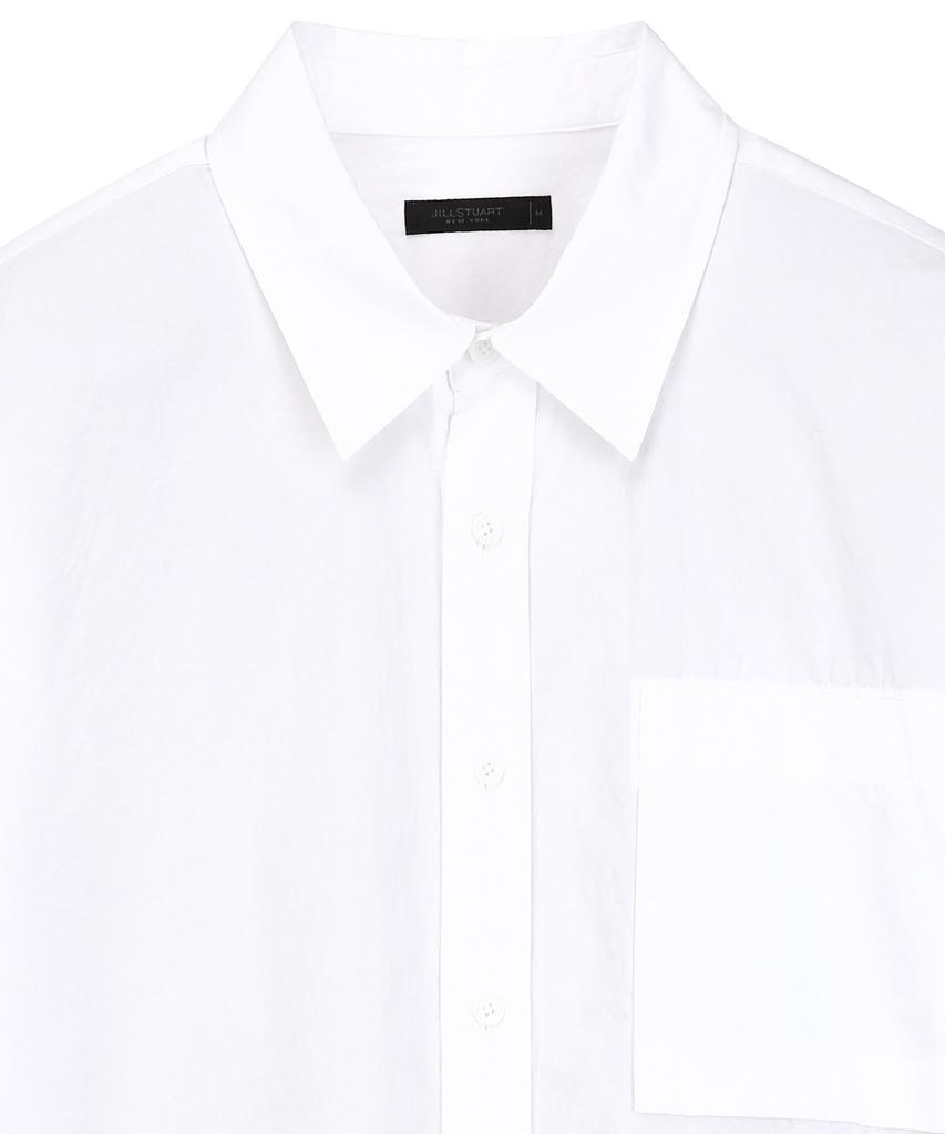 JILLSTUART NEWYORK MEN Oversized Washed Solid Cotton Shirt - Off-White (Jnsh6C002Wt)