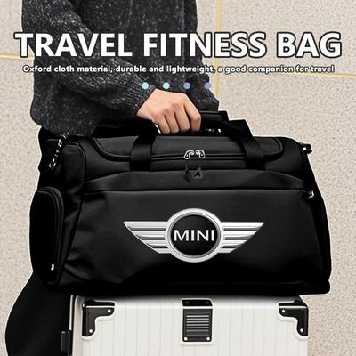 For MINI Car Logo Fitness Organiser Bag Travel Tote Crossbody Storage Bag Cooper One JCW R56 Countryman Clubman R50 R53 R58