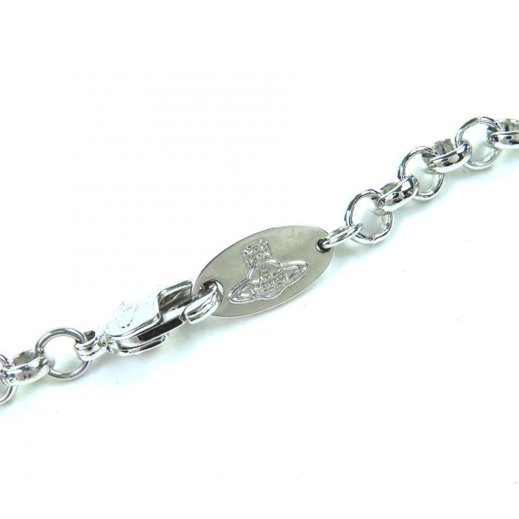 VIVIENNE WESTWOOD Naszyjnik Mała Zawieszka Orb Cyrkonia Dekoracja Srebrny Kobiety Używany