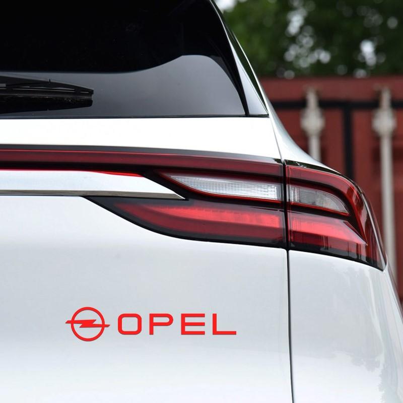 Car Styling PVC Logo Side Body Fender Windshield Trunk Bumper Sticker For Opel Astra Mokka Zafira Corsa Vectra Car Wheel Hubcap