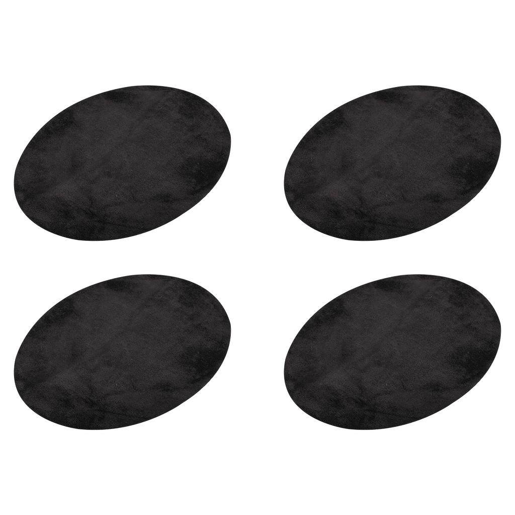 4 Pack Elbow Knee Iron-on Fabric Patches Repair Patches Oval for Clothing Repair Crafts Repair Kit Backpack Shoes Decoration