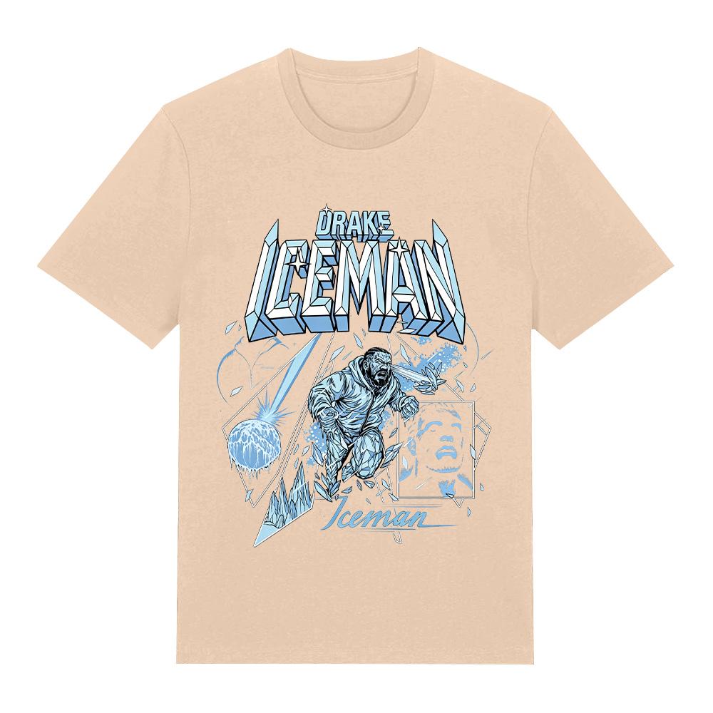 Iceman Comic T-Shirt 2026 Trending Tees Aesthetic Streetwear Unisex Cotton Tee Short Sleeve Tops Y2K