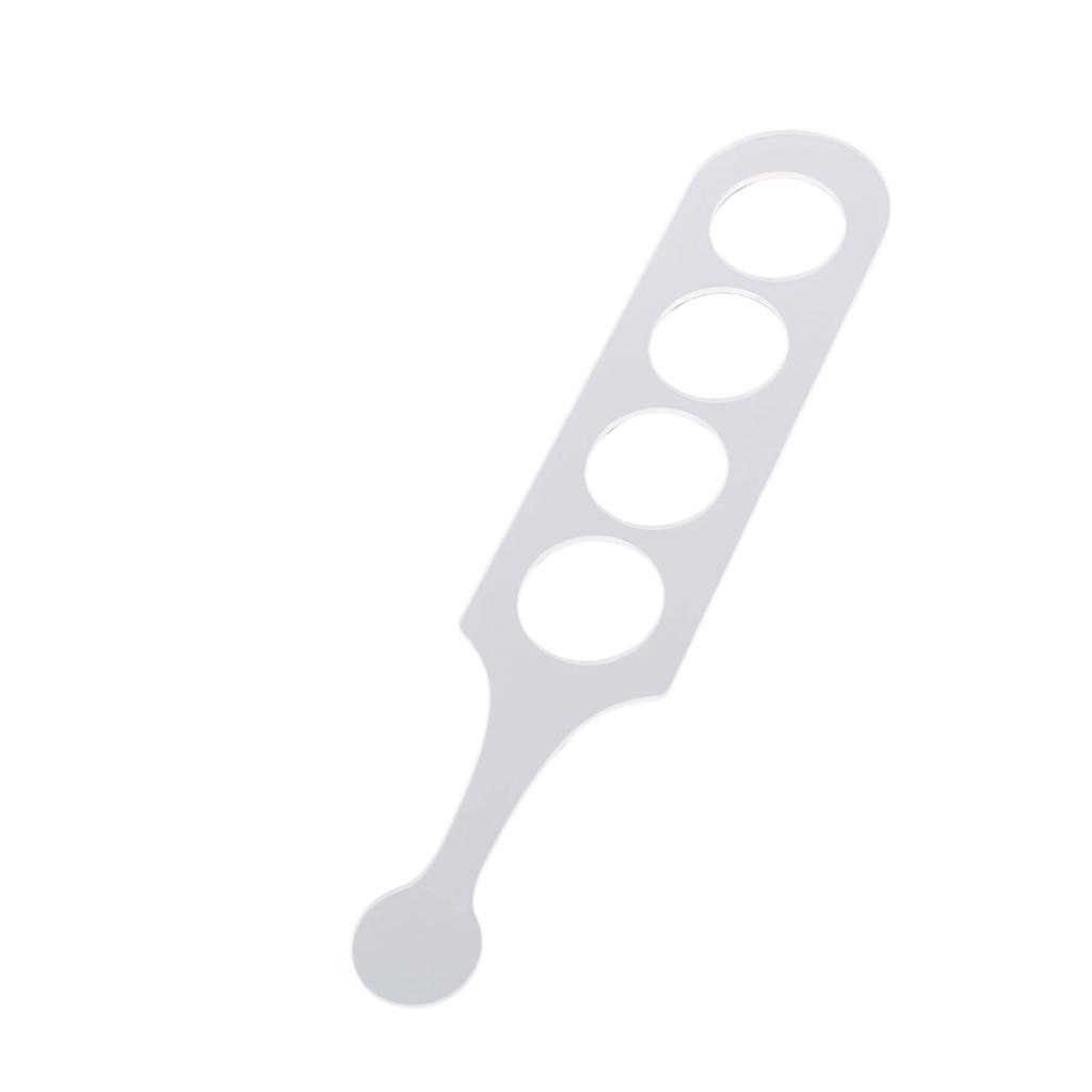 Acrylic Wine Flight Router Template Clear Serving Tray Mold Professional Acrylic Template for Beer Whiskey Glasses