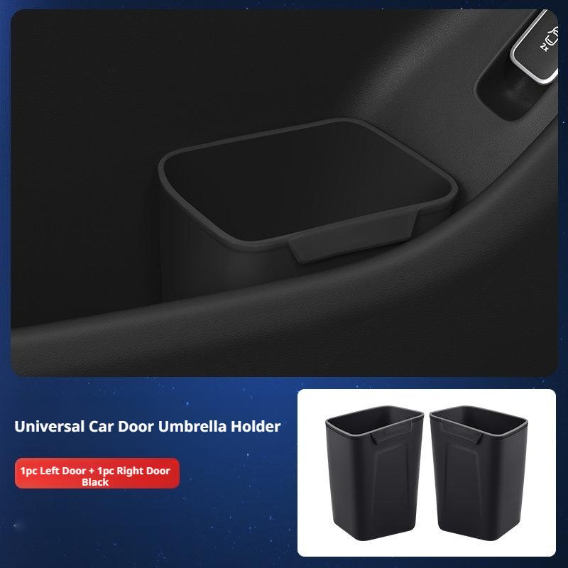 Seametal 1/S Car Door Silicone Trash Can Multifunctional Garbage Bin Umbrella Bucket Storage Box Car Interior Accessories