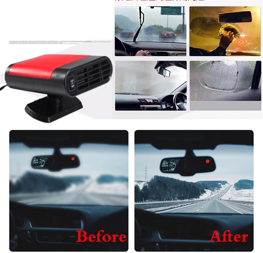 12V 150W Car Auto Heater Hot Cool Fan Windscreen Windshield Demister Defroster
