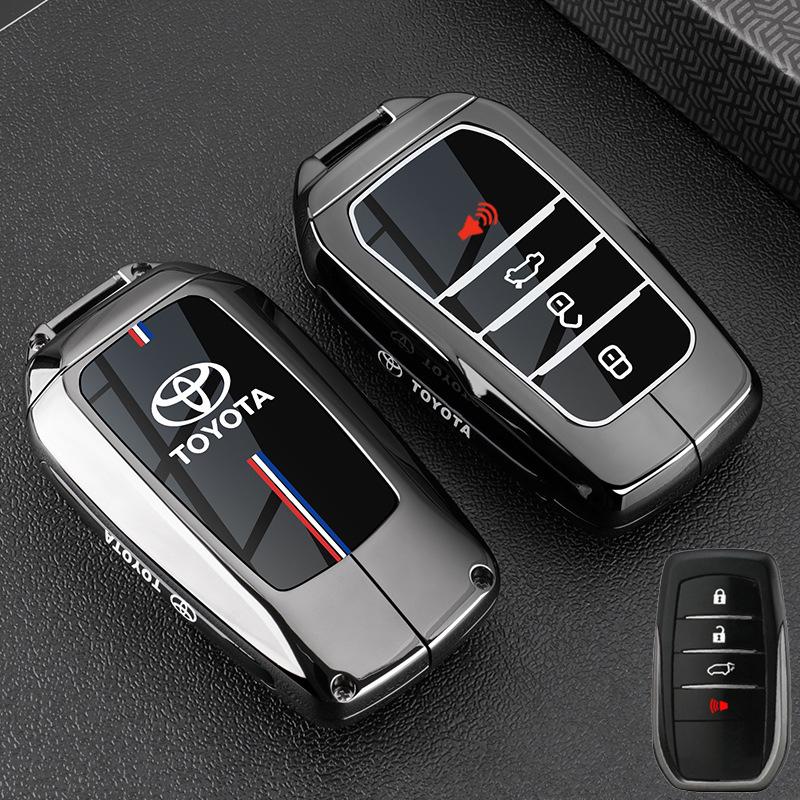 Toyota Key Cover for CHR, Hilux, Fortuner, Land Cruiser, Camry, Corolla, RAV4, Highlander