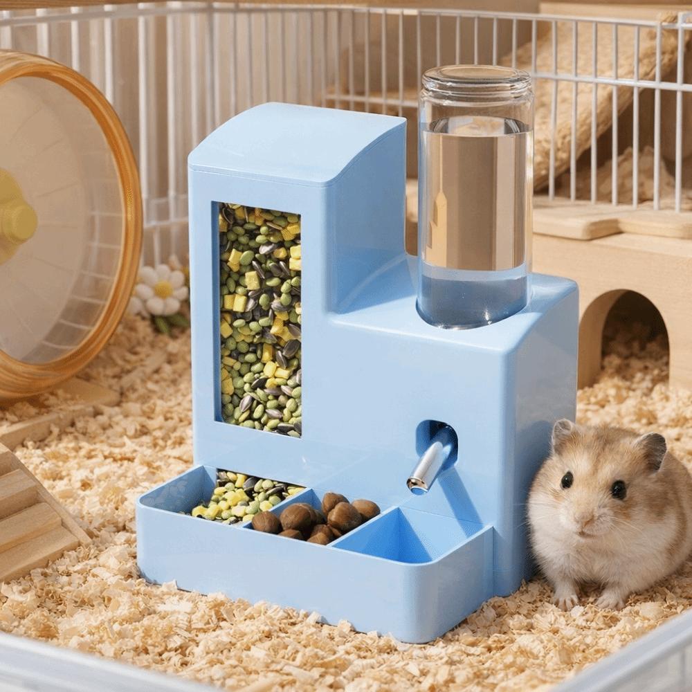 Large Capacity Hamster Water Bottle No Drip Food Water Dispenser Pet Water Kettle for Rat Rabbit