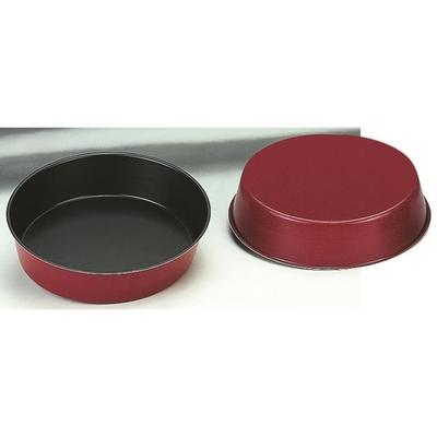 Round Cake Pan - IBILI - 26 Cm - Non-stick Aluminum - Black Speckled Red - Dishwasher Safe