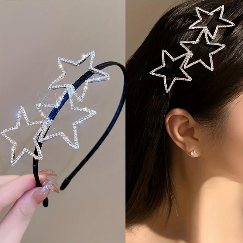

Y2K Sparkling Diamond Star Hair Accessory Suitable All Seasons,versatile for Daily Use,party Wear,stable and Not Slipping Off