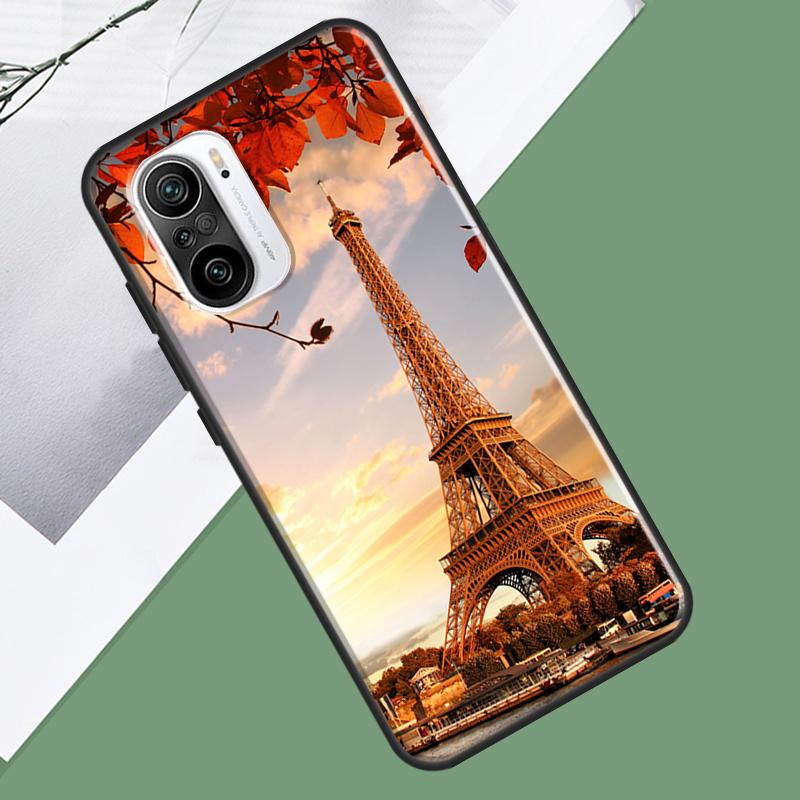 France Paris Eiffel Tower Case For Xiaomi 17 Pro Max 13 14 15 Ultra 13T 14T 15T Pro POCO F7 F5 F6 X5 X6 X7 Pro Cover