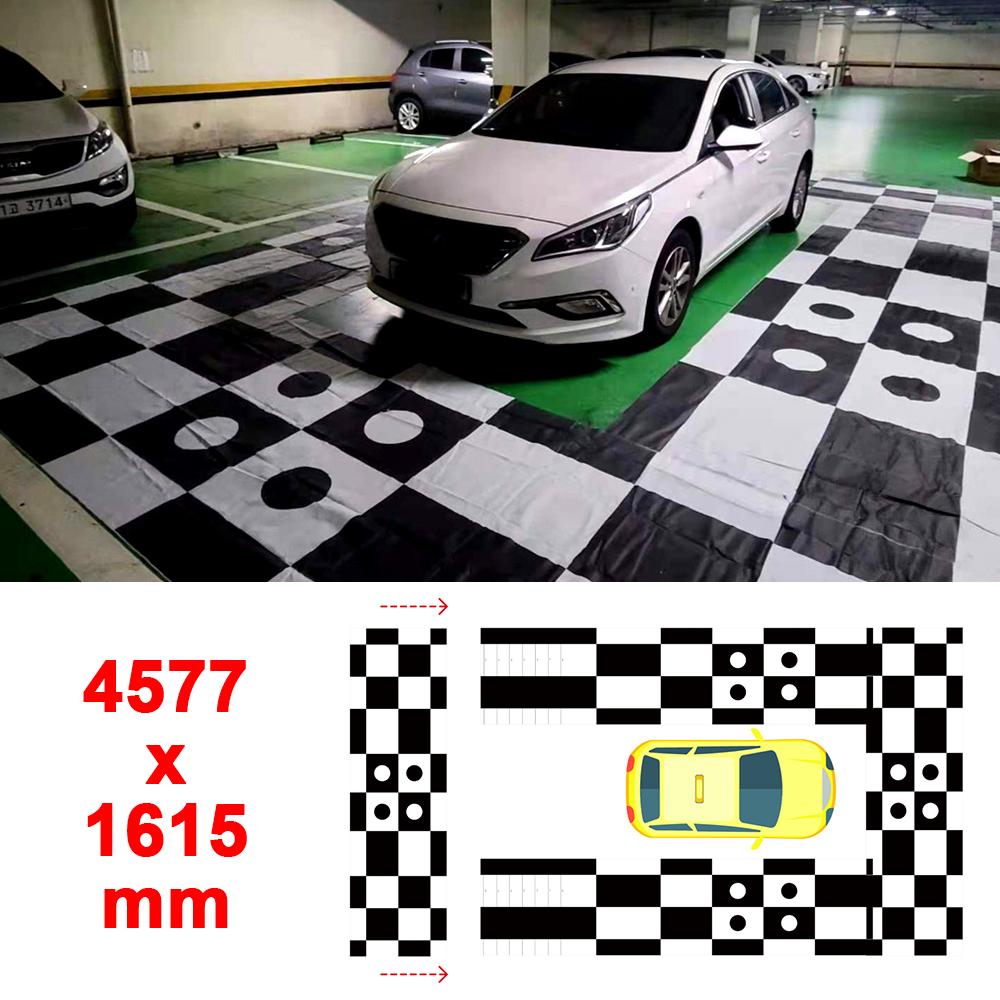 

Carsanbo Car Panoramic 3D 2D Calibration Cloth 360 Degree Camera Surround Bird Eye View System Debugging Cloth Special 4 Pcs/set 360MAP-3H