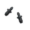 40 Pcs 1/4' And 1/8' Plug End Cap Lid Barbed Connector Hose Connector For Garden Drip 3/5mm & 4/7mm Hose Plastic Hose Fitting
