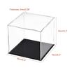 Edinstry Acrylic Case Acrylic Box Figure Case Display Case Collection Case Storage Box Exhibition Dustproof Showcase Height 15cm Transparent 15x15cm