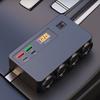 Automotive Power Adapter With Voltage Display 12V 24V Input Fast Charging USB Ports Overheat Protection For Cars Trucks