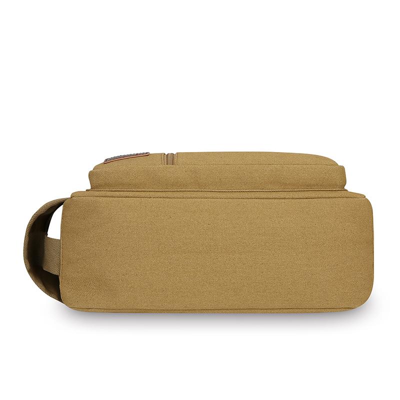 Bolsa Transversal de Lona Vintage para Homens - Bolsa de Ombro Estilosa Tote Mensageiro (Portátil Durável para Viagem e Uso Diário)