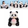 Adorable Cake Panda Plush Toy With Soft Pp Cotton Filling For Kids Birthday Gifts