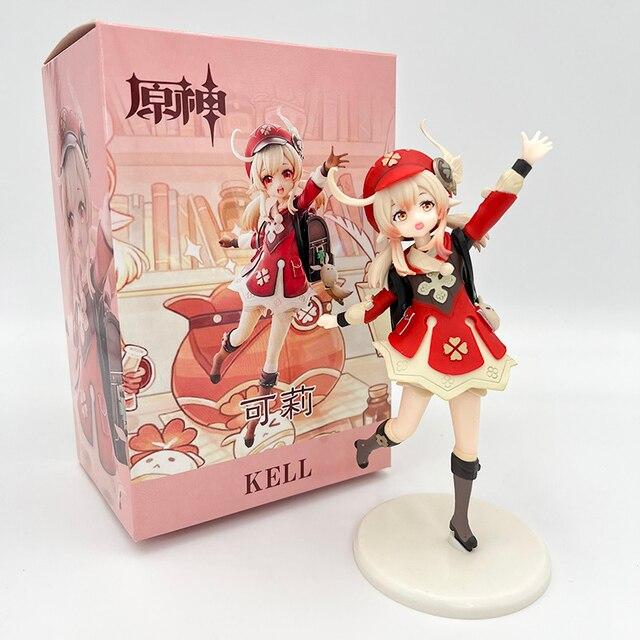 17cm Genshin Impact Keqing Sexy Girl Anime Figure Genshin Impact Klee Action Figure Paimon Figurine Collection Model Doll Toys