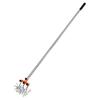Manual Steel Garden Cultivator Tool With Rust Proof Construction Ergonomic Handle Wheel Rotary Edger Manual Lawn Tool