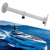 KIMISS Abnehmbarer Tischbein, Wohnmobil-Tischstütze 445‑685 mm Höhe Teleskopische Aluminiumlegierung Mattes Silber Abnehmbare Tischfußstütze für R