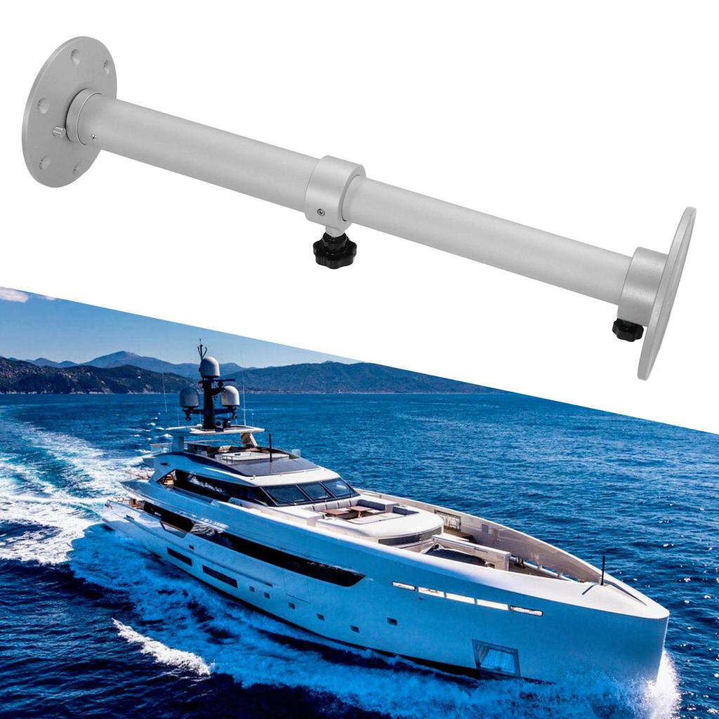 KIMISS Abnehmbarer Tischbein, Wohnmobil-Tischstütze 445‑685 mm Höhe Teleskopische Aluminiumlegierung Mattes Silber Abnehmbare Tischfußstütze für R
