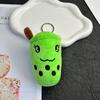 Cross-border Cute Bubble Tea Cup Pendant Keychain - Plush Toy Doll Gift