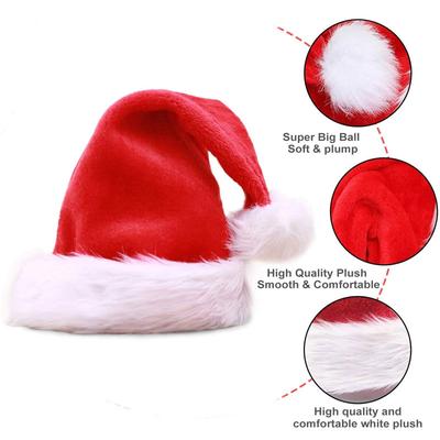 Vianočná čiapka Santa Vianočná Dlhá Plyšová Sviatočná Červená Čiapka Pre Dospelých A Deti Unisex Slávnostné Párty Potreby Darčeky