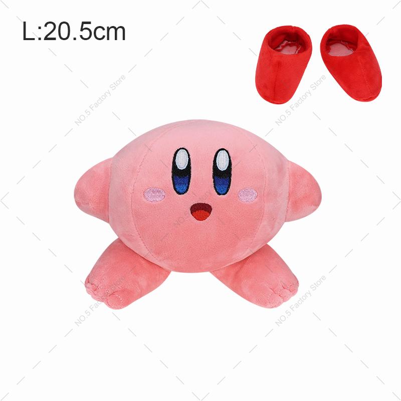 Peluche di Kirby Stellato Bambola Anime Kirby Cuore Rosa Kirby Peluche Giocattolo Natale Compleanno Grande Regalo Per Bambini 13-20Cm