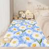 This New, Fresh Daisy Print Rug Is Suitable for Decorating Bedrooms, Living Rooms, Kitchens, Gardens, Balconies, and Sunrooms.