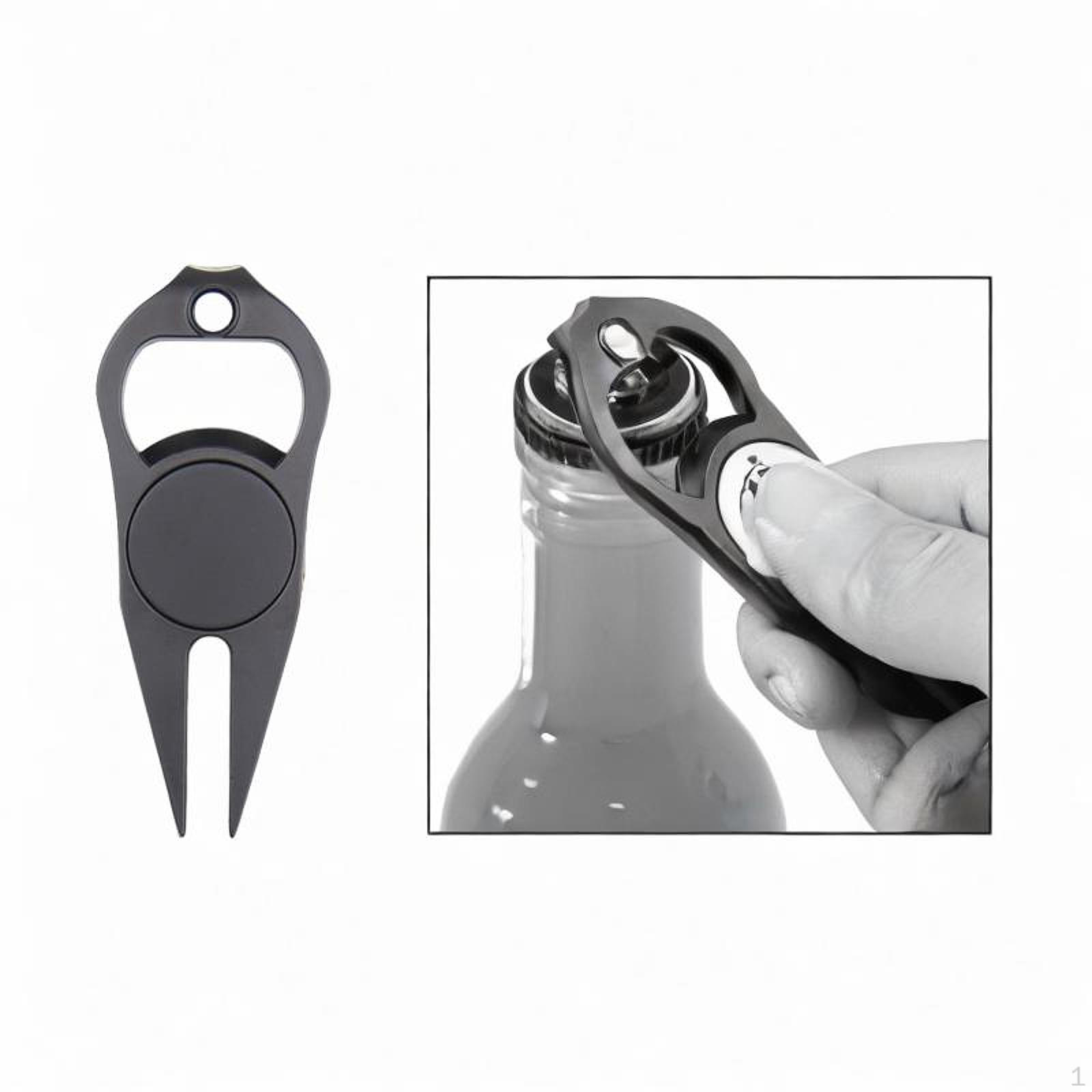 

Golf Repair Mark Portable Sturdy Rustproof Green Fork Golfs Marker Tool for Outdoor срібний