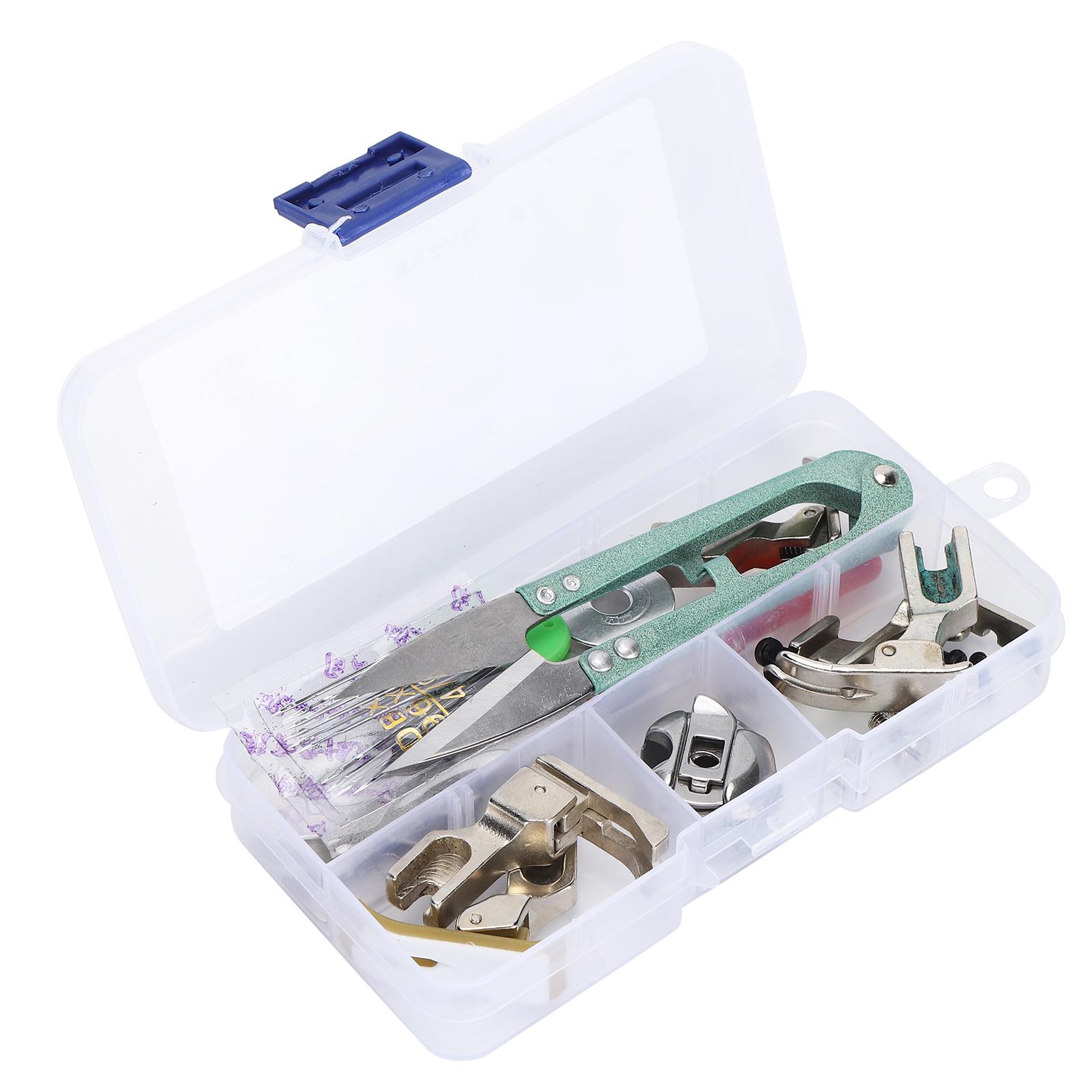 

Sewing Machine Accessories Needles Presser Foot Kit Mounting Screws Threading Removing Tool