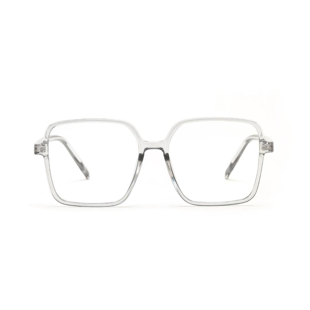 Glasses B309 Square Thin Frame Large Frame Tortoiseshell Transparent Student Flat Mirror