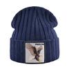 Hats For Knitted Fashion New Men Women Wolf Pattern Skullies Beanies Unisex Knitting Streetwear Hip Hop Bonnet Caps Kpop Gorras