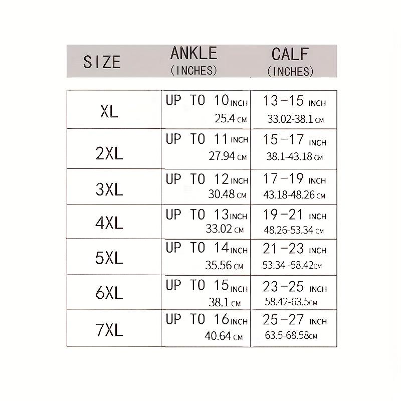 2pcs Size (2XL-7XL) High-Calf Compression Socks with Thigh Coverage - 20-30mmHg Pressure for Varicose,, Post-Surgery