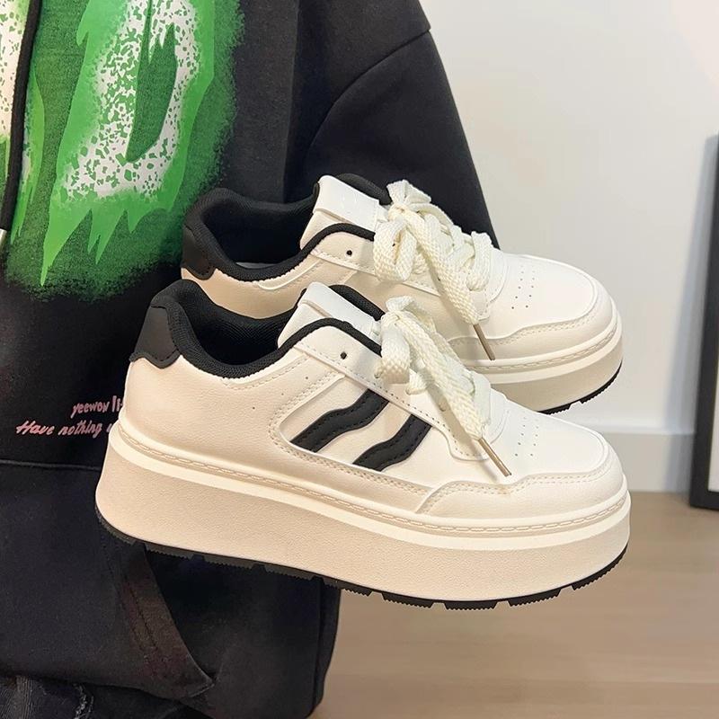 

Little white shoes women s 2025 new popular casual shoes women s shoes summer breathable niche versatile thick baseplate shoes women 40