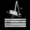 Aoben Adjustable Hydraulic Door Closer