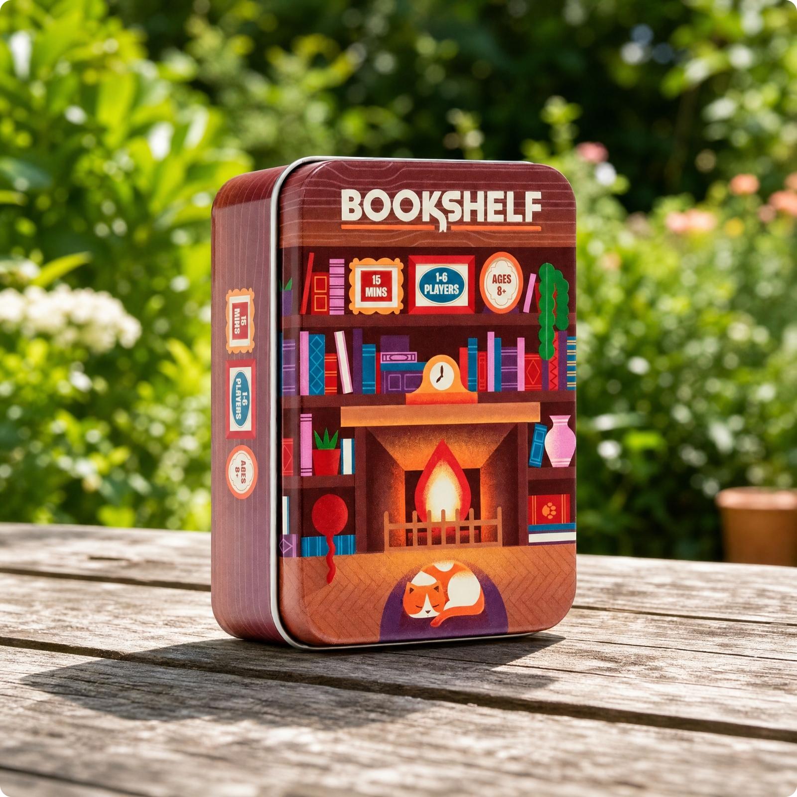 Bücherregal Stapelspiel Familienfreundlich Kooperativ für Familien, brown