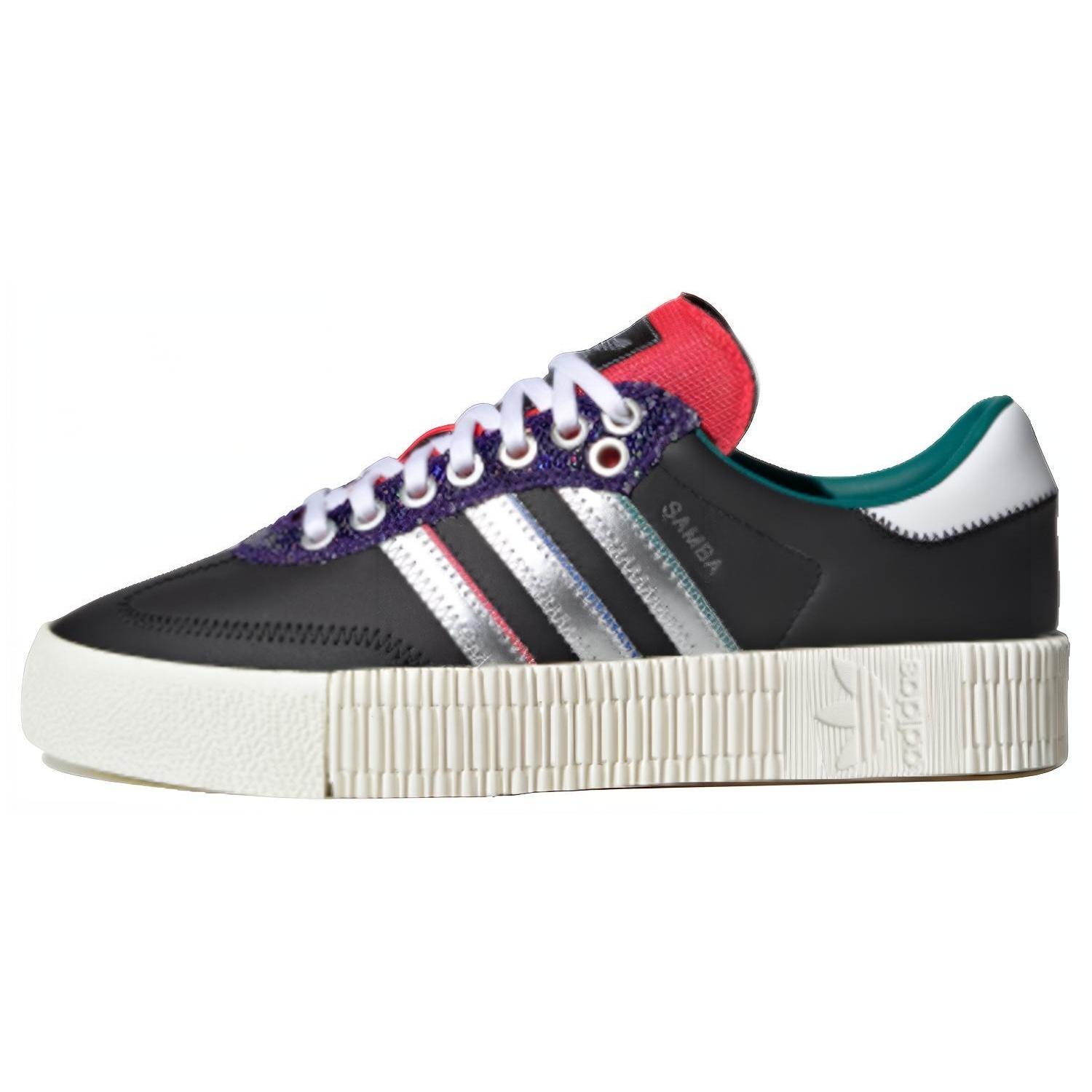 (WMNS) adidas Sambarose Core Black Silver Metallic Women s FW9617 EU 38